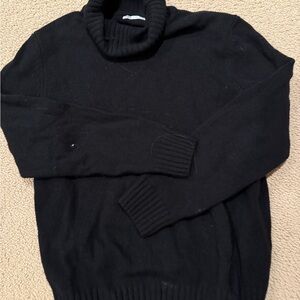 Zara Men’s Black Turtleneck Sweater Large